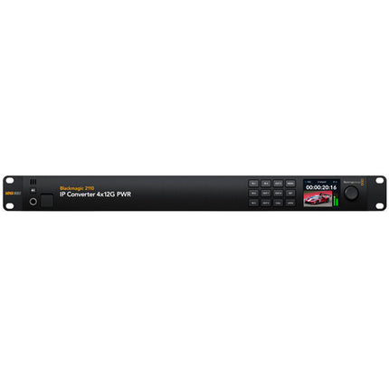 Blackmagic Design 2110 IP Converter 4x12G PWR Convertidor UHD 4K SDI Power Redundante