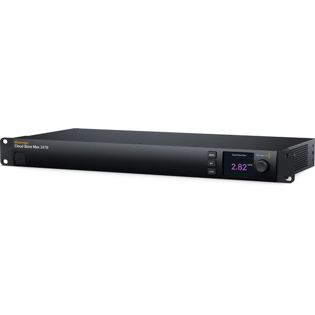 Blackmagic Design Cloud Store Max almacenamiento 24TB NVMe 10GbE 100GbE Rackmount