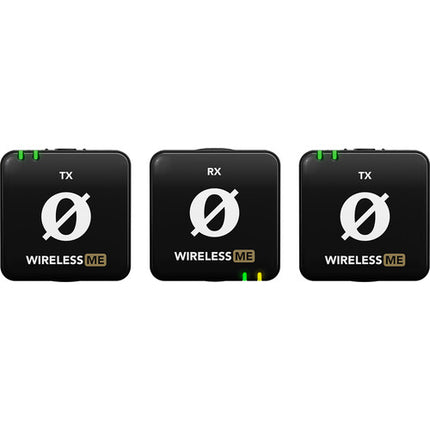 RODE Wireless ME Dual Micrófono Inalámbrico Digital 2.4 GHz Negro 7h Batería 328ft Alcance