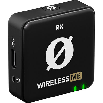 RODE Wireless ME Dual Micrófono Inalámbrico Digital 2.4 GHz Negro 7h Batería 328ft Alcance