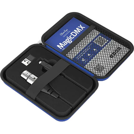 ChamSys MagicDMX Full Interface USB-C a DMX XLR 5 Pin con Estuche