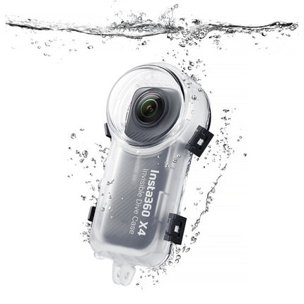 Insta360 Invisible Dive Case para X4 Estuche sumergible 50m con soporte 2 puntas