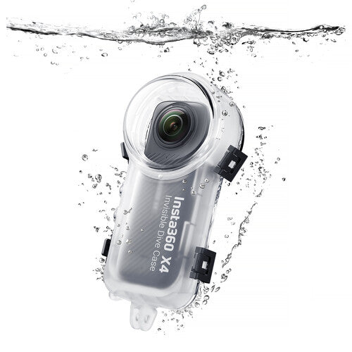 Insta360 Invisible Dive Case para X4 Estuche sumergible 50m con soporte 2 puntas