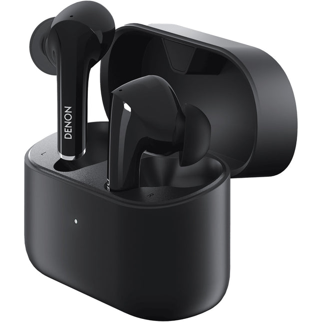 Denon Auriculares True Wireless con Cancelación de Ruido Negra 24 Horas Reproducción