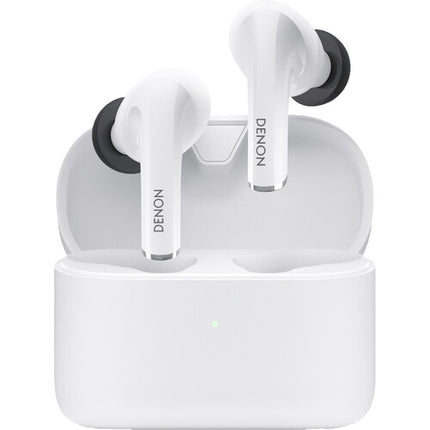 Denon Auriculares Inalámbricos True Wireless Blanco Cancelación Activa Ruido 24h Batería
