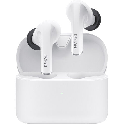 Denon Auriculares Inalámbricos True Wireless Blanco Cancelación Activa Ruido 24h Batería