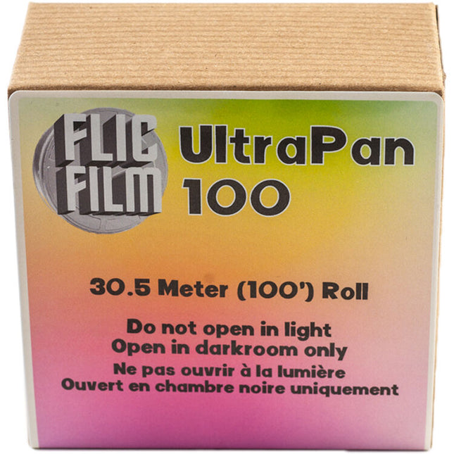 Flic Film UltraPan 100 Película Blanco y Negro ISO 100 Grano Fino 30.5 m