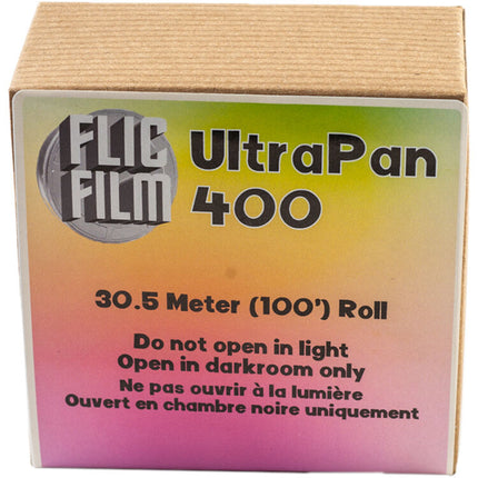 Flic Film UltraPan 400 Película en Rollo Blanco y Negro ISO 400 100'