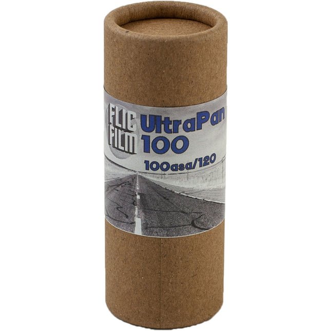 Flic Film UltraPan 100 película blanco y negro ISO 100 grano fino 120 rollo