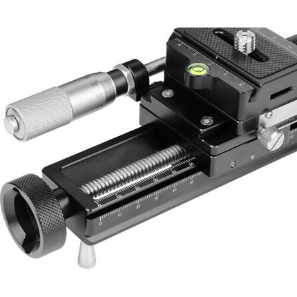 AstrHori AH-MGA170 Carril Deslizante Macro con Ajuste Micrométrico y Placa QR Arca-Type