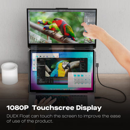 Mobile Pixels 15.6" Duex Float Monitor portátil táctil 1920x1080 250 nits