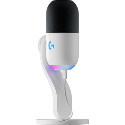 Logitech G Yeti GX Micrófono para Juegos USB-C Blanco con RGB Dual-Zona
