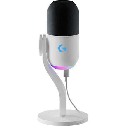 Logitech G Yeti GX Micrófono para Juegos USB-C Blanco con RGB Dual-Zona
