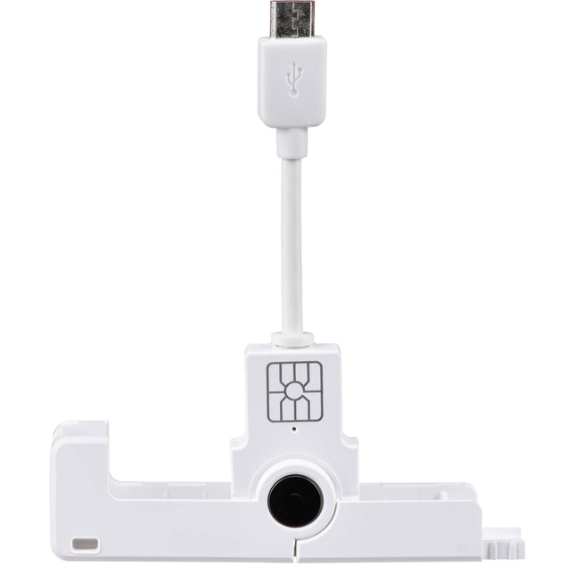 Identiv SCR3500 B Lector de Tarjetas Inteligentes Micro-USB USB Powered Cumple EMV 2011 y GSA FIPS 201