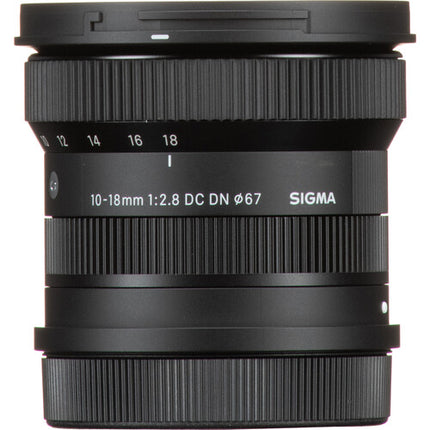 Sigma 10-18mm f/2.8 DC DN Objetivo Gran Angular APS-C Resistente Agua