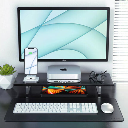 Satechi Stand y Hub con Caja para SSD M.2 para Apple Mac Mini y Mac Studio USB-C 3.2 Gen 2