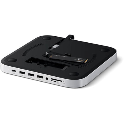 Satechi Stand y Hub con Caja para SSD M.2 para Apple Mac Mini y Mac Studio USB-C 3.2 Gen 2