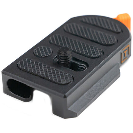 Tether Tools TetherGuard Placa LeverLock y Cable USB-C Doble Ángulo 15' Naranja