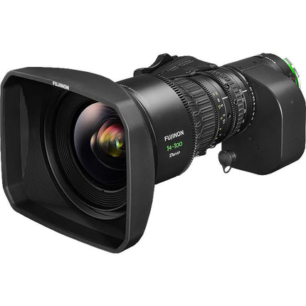 Fujinon Duvo HZK 14-100mm Objetivo Zoom portátil PL T2.9 7.1x y 6.5 lb
