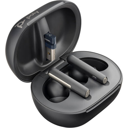 Poly Voyager Free 60+ Auriculares Inalámbricos Bluetooth 5.3 24 Horas Reproducción