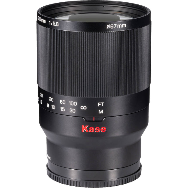 Kase 200mm f5.6 MC Lente Reflex Espejo Sony E Full Frame 67mm