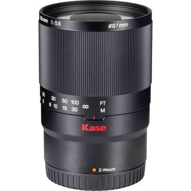 Kase 200mm f5.6 MC Reflex Lente Espejo Multicoated 67mm para Nikon Z