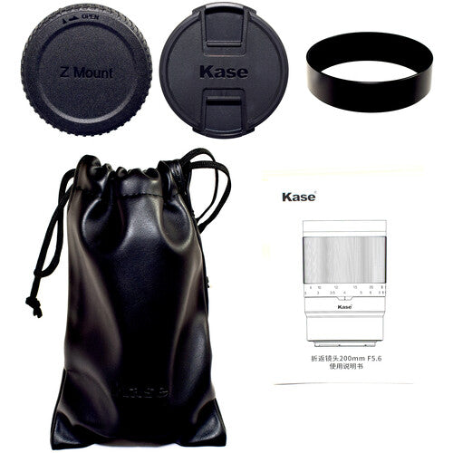 Kase 200mm f5.6 MC Reflex Lente Espejo Multicoated 67mm para Nikon Z