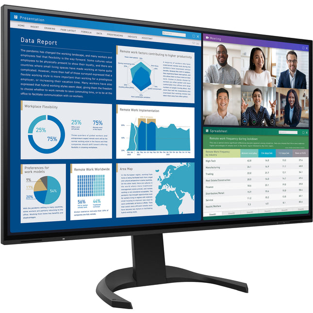 EIZO FlexScan EV3240X Monitor 31.5" 4K UHD 3840x2160 60Hz USB-C 94W