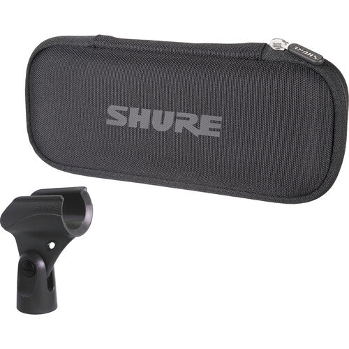 Shure Nexadyne 8/S Micrófono Vocal Dinámico Supercardioide Negro con Clip Adaptador y Funda