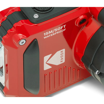 Kodak PIXPRO WPZ2 Cámara Digital Rojo 16.35MP Zoom Óptico 4x 27-108mm