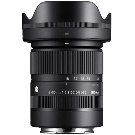 Sigma 18-50mm f2.8 DC DN Lente para Canon RF Apertura f2.8 Mínima Distancia 4.8 pulgadas
