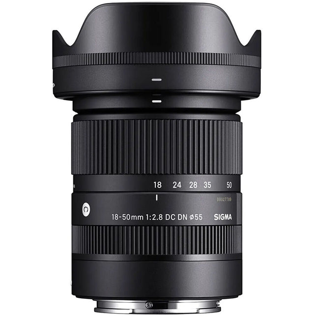 Sigma 18-50mm f2.8 DC DN Lente para Canon RF Apertura f2.8 Mínima Distancia 4.8 pulgadas