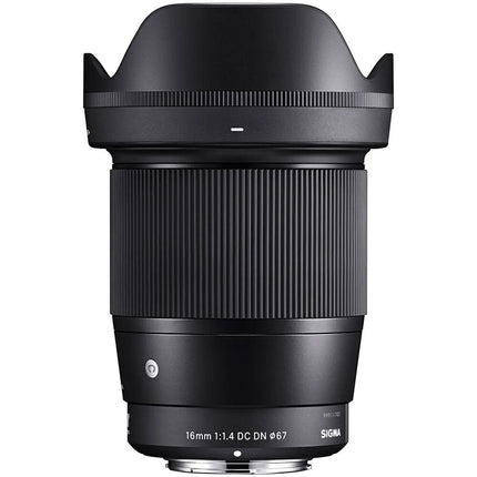 Sigma 16mm f1.4 DC DN Lente para Canon RF con motor AF silencioso y 9 aspas redondeadas