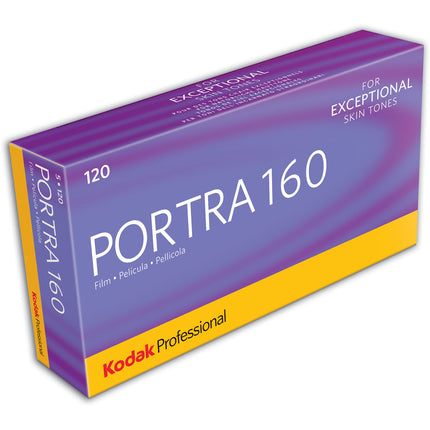 Kodak Professional Portra 160 Película Color Negativo 120 ISO 160 5 Pack