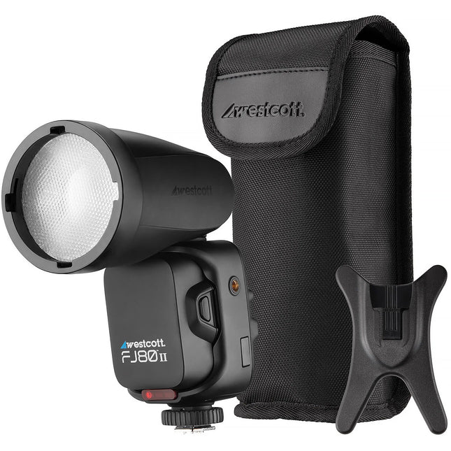 Westcott FJ80 II M Speedlight Universal Pantalla Táctil 2.8" 80Ws 500+ Disparos Batería Recargable