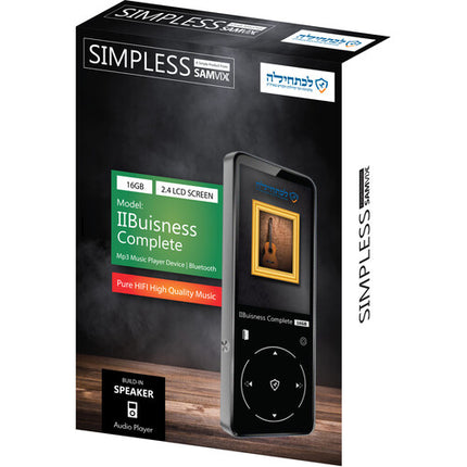 Samvix iBusiness Complete Reproductor MP3 Kosher 16GB Bluetooth