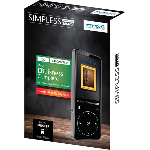 Samvix iBusiness Complete Reproductor MP3 Kosher 16GB Bluetooth