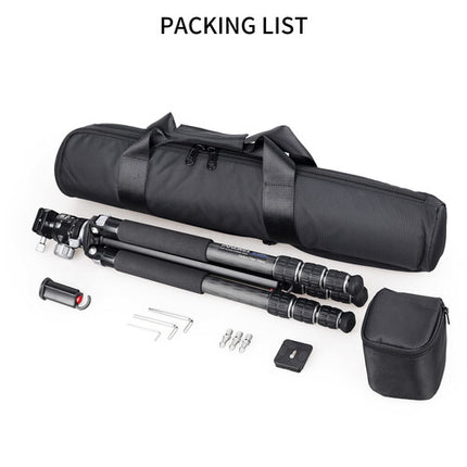 INNOREL GT284C Trípode de Carbono para Viaje Soporta 20kg Altura 167cm con Cabezal N36