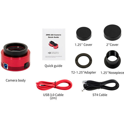 ZWO ASI183MC Cámara Astronómica Color 20.2MP USB 3.0 AR-Cristal