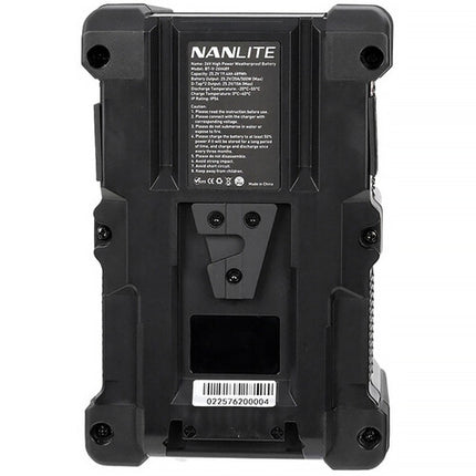 Nanlite Batería V-Mount 26V 489Wh para Forza 500 II y 720 con D-Tap y Resistencia IP54