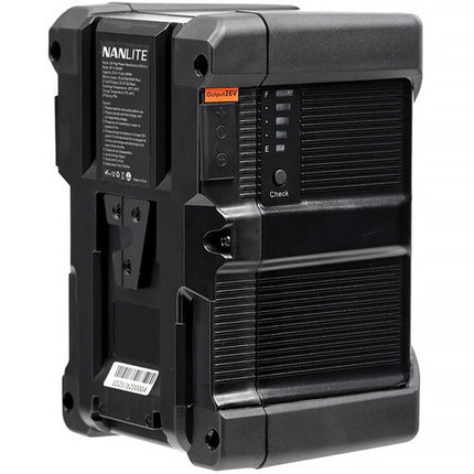 Nanlite Batería V-Mount 26V 489Wh para Forza 500 II y 720 con D-Tap y Resistencia IP54