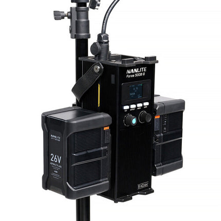 Nanlite Batería V-Mount 26V 489Wh para Forza 500 II y 720 con D-Tap y Resistencia IP54
