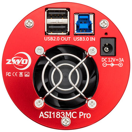 ZWO ASI183MC Pro Cámara Astronómica Color Refrigerada 20.2MP 19fps USB 3.0