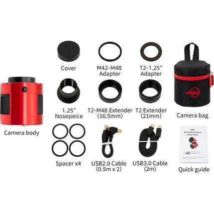 ZWO ASI183MM Pro Cámara Astronómica Monocromo Enfriada 20.2MP 19fps