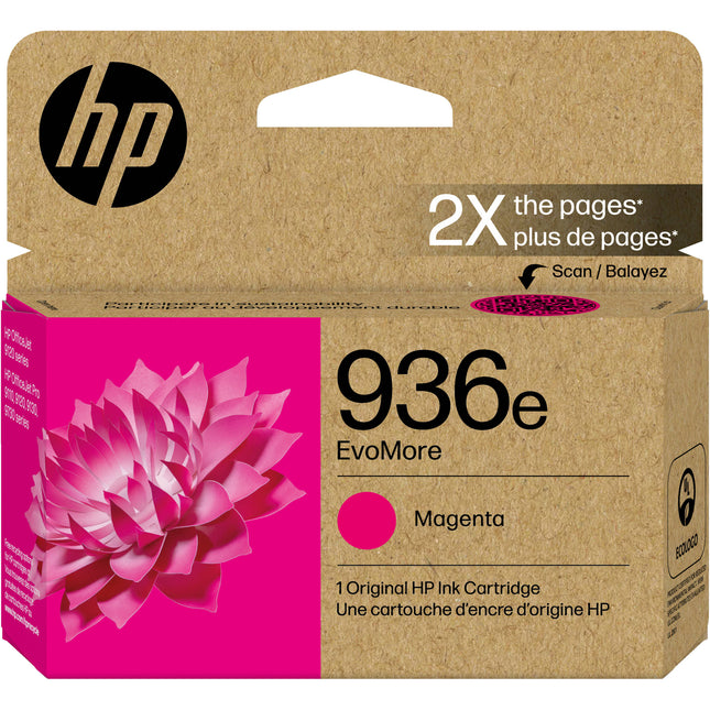 Cartucho de Tinta Original HP 936e EvoMore Magenta para OfficeJet Pro 9110b 9125e