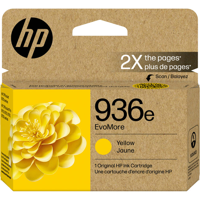 HP 936e EvoMore Amarillo Cartucho de Tinta Original para OfficeJet Pro