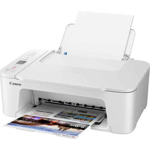 Canon PIXMA TS3720 impresora multifuncional inalámbrica blanco 4800x1200 dpi y bandeja 60 hojas con pack papel foto 4x6