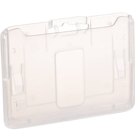 BRADY PEOPLE ID B-Holder Porta Credencial Plástico Rígido Horizontal 50 Piezas 3.4x2.1 Pulgadas