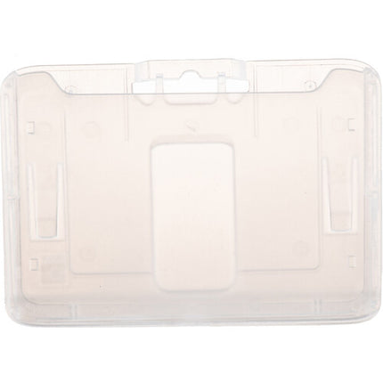BRADY PEOPLE ID B-Holder Porta Credencial Plástico Rígido Horizontal 50 Piezas 3.4x2.1 Pulgadas