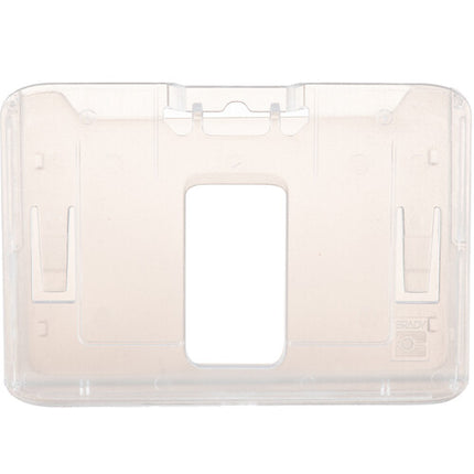 BRADY PEOPLE ID B-Holder Porta Credencial Plástico Rígido Horizontal 50 Piezas 3.4x2.1 Pulgadas